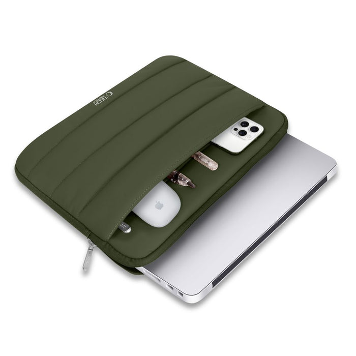 Tech-Protett Fluffy Laptop Bag 13-14 - Green