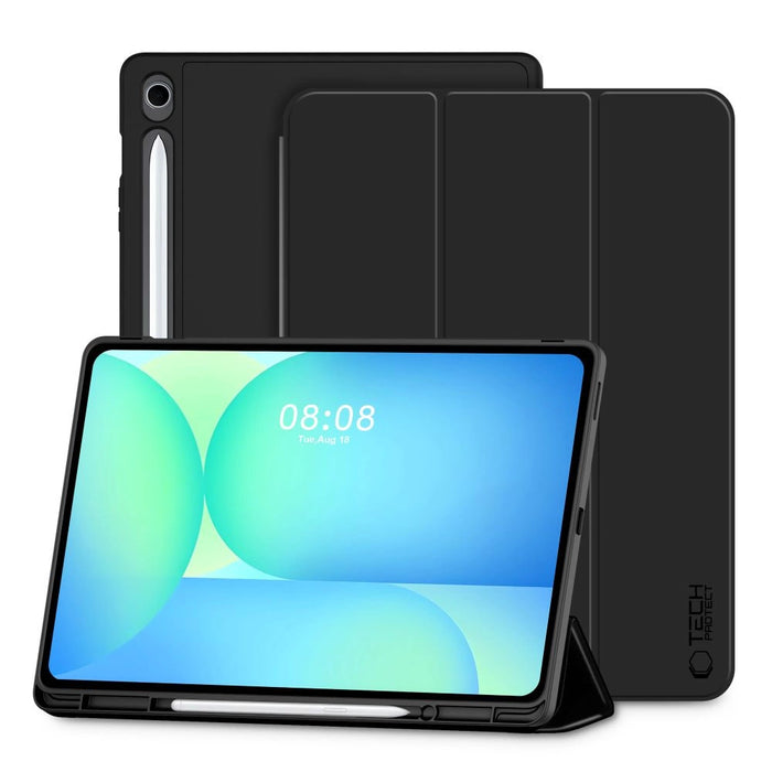 TechProtect SmartCase Pen case for Samsung Galaxy Tab S10 FE+ 13.1 X620 / X626B - black