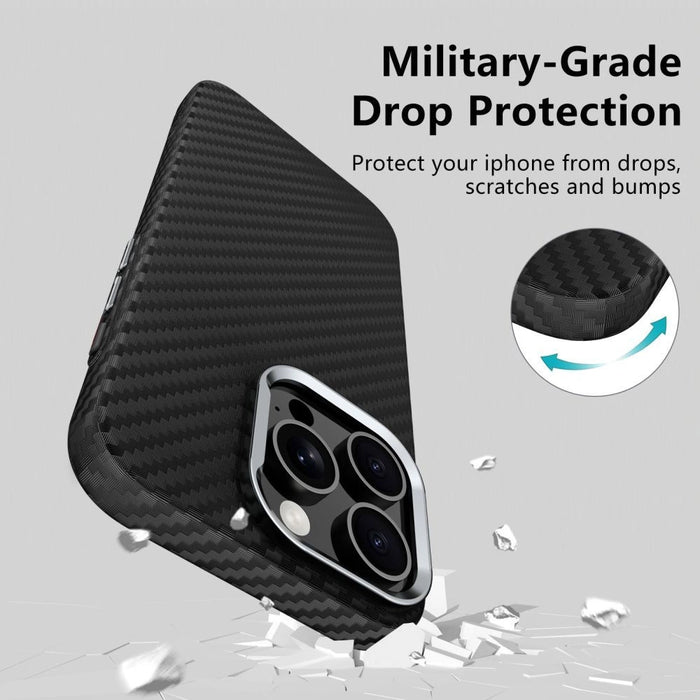 Tech-Protect Ion Carbon MagSafe Case for iPhone 14 - Black