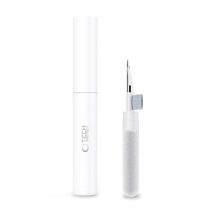 Tech-Protect CS02 3-in-1 Headphone Cleaning Kit - White