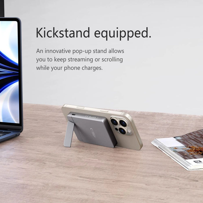 Powerbank Tech-Protect PB14 LifeMag MagSafe 5000 mAh - gray