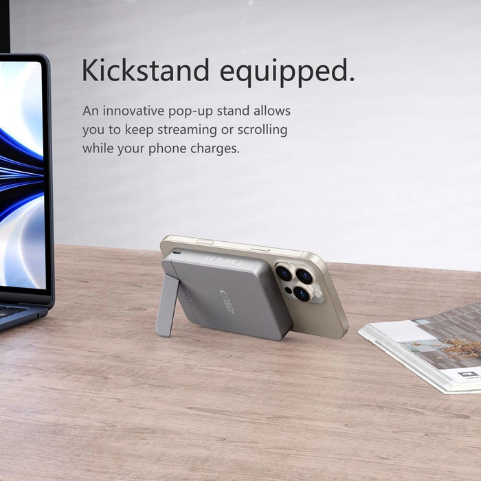 Powerbank Tech-Protect PB14 LifeMag MagSafe 10000 mAh - gray