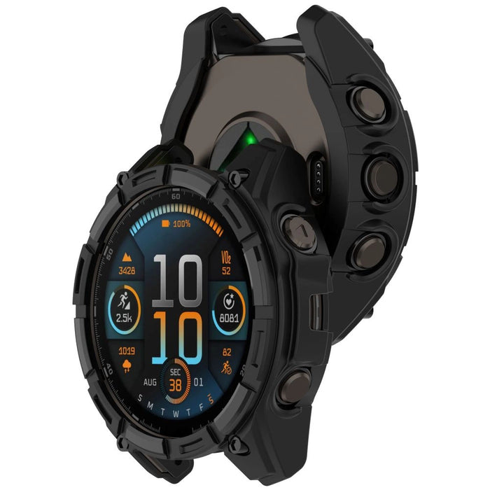 Tech-Protect Defense Air Case for Garmin Fenix 8 47mm - Black