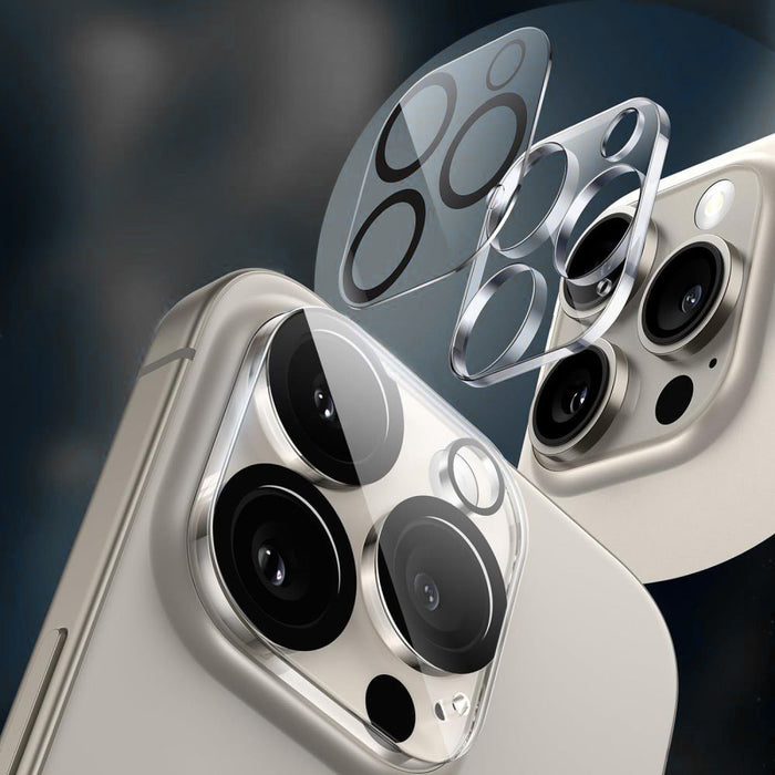Tech-Protect Cam Fit+ Camera Cover for iPhone 14 / 14 Plus / 15 / 15 Plus - Clear