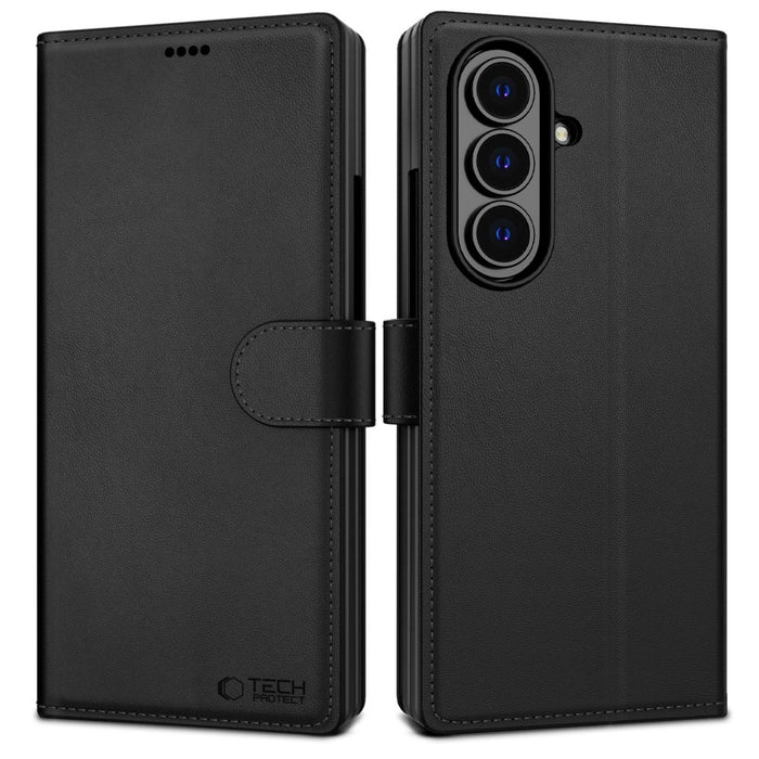 Tech-Protect Wallet Case for Samsung Galaxy Z Fold 7 - Black