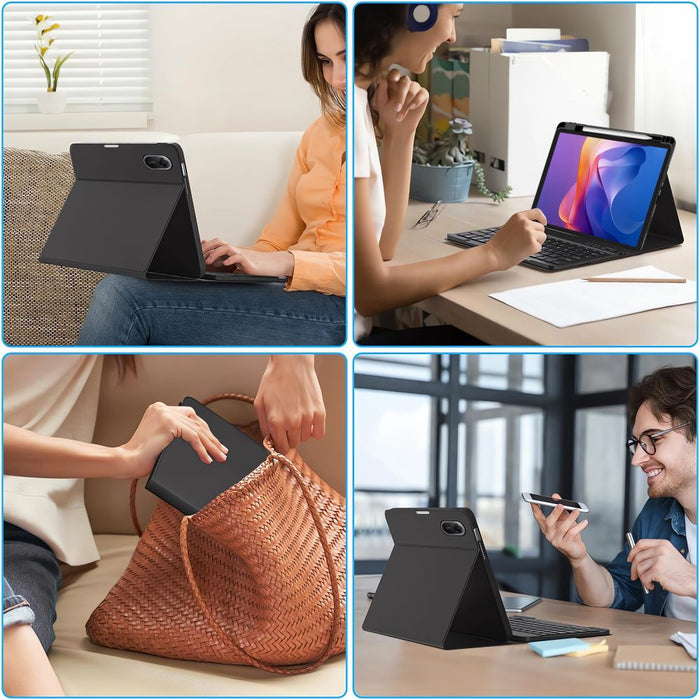 Tech-Protect SC Pen Case for Xiaomi Redmi Pad 2 11.0 with Keyboard - Black