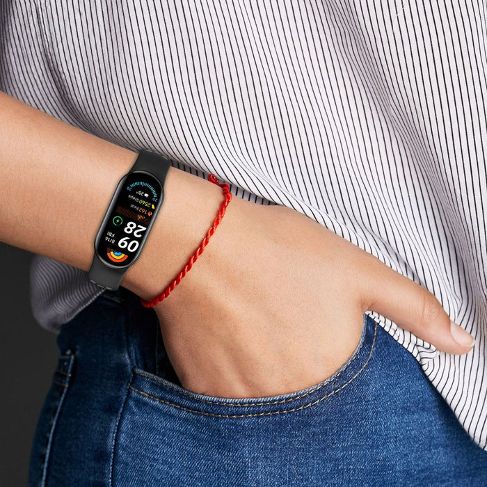 Tech-Protect IconBand Air Strap for Xiaomi Smart Band 8 / 9 / 10 / NFC - Black and Yellow