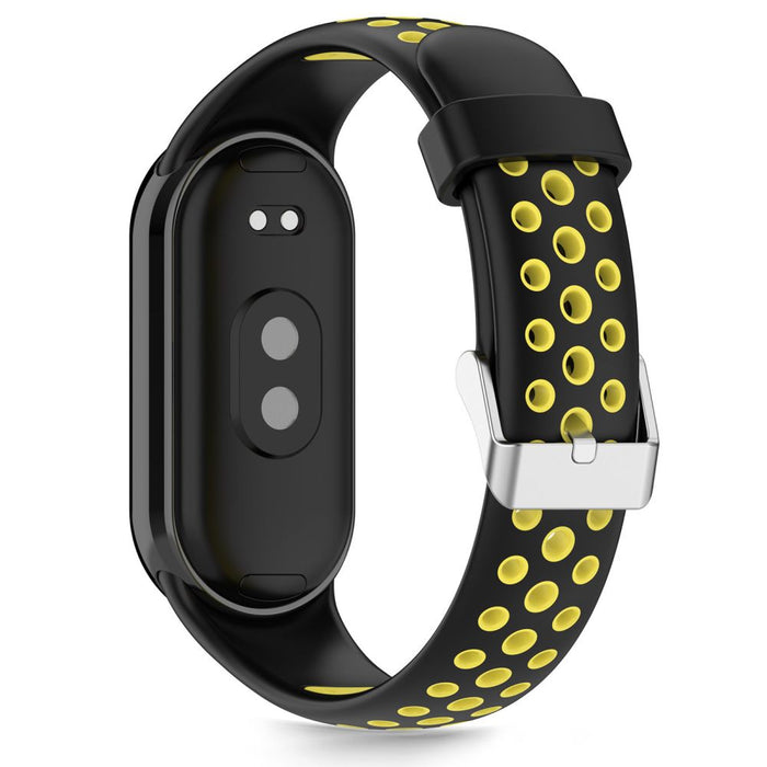 Tech-Protect IconBand Air Strap for Xiaomi Smart Band 8 / 9 / 10 / NFC - Black and Yellow