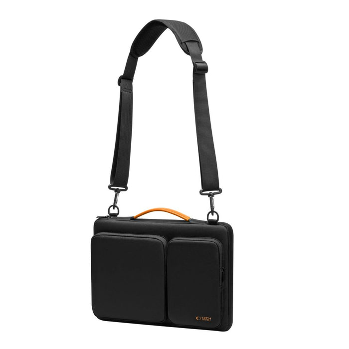 Tech-Protect Defender Bag for 15-16 Laptop - Black and Orange