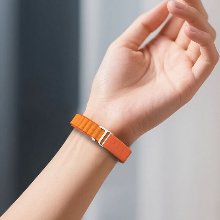 Tech-Protect Nylon Pro Strap for Xiaomi Smart Band 8 / 9 / 10 / NFC - Orange