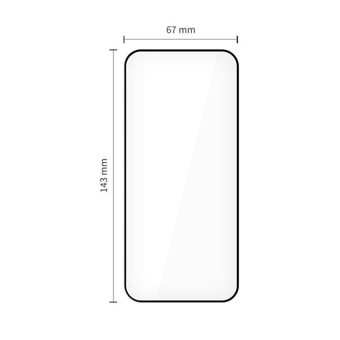 Tech-Protect Quick Set+ 2-pack tempered glass for iPhone 12 / 12 Pro - black