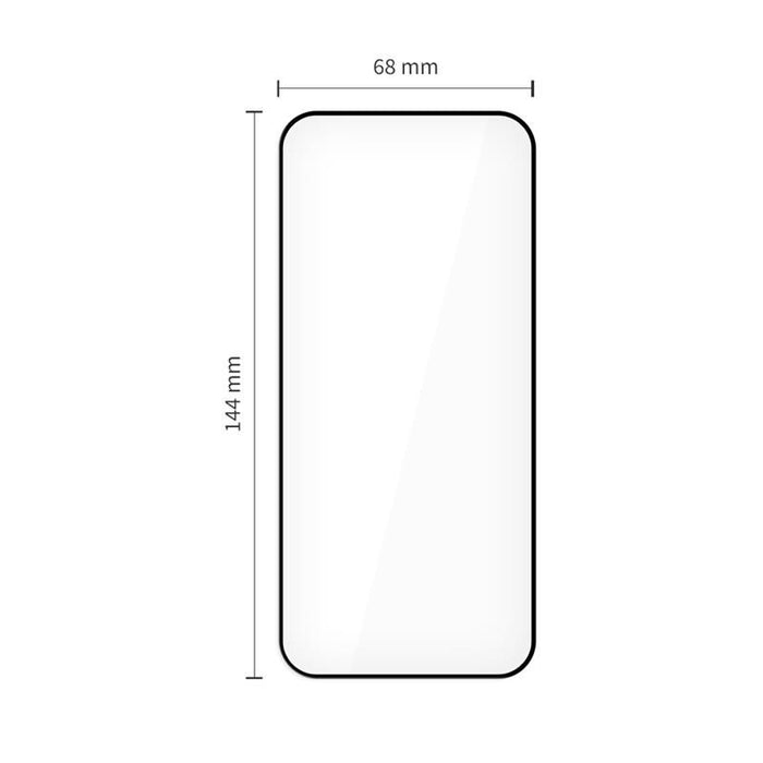 Tech-Protect Quick Set+ 2-pack tempered glass for iPhone 14 Pro - black