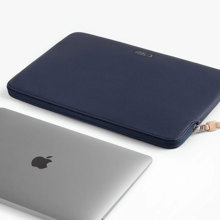 Tech-Protect Fleece Laptop Bag 15-16 - Navy Blue