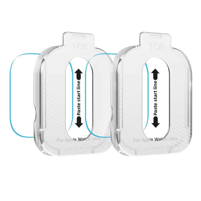 Tech-Protect Easy Set+ Tempered Glass 2-pack for Apple Watch Ultra 1/2 49mm - Clear