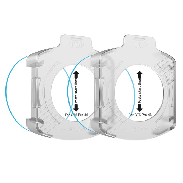 Tech-Protect Easy Set+ 2-pack tempered glass for Huawei Watch GT 5 Pro 46 mm - transparent