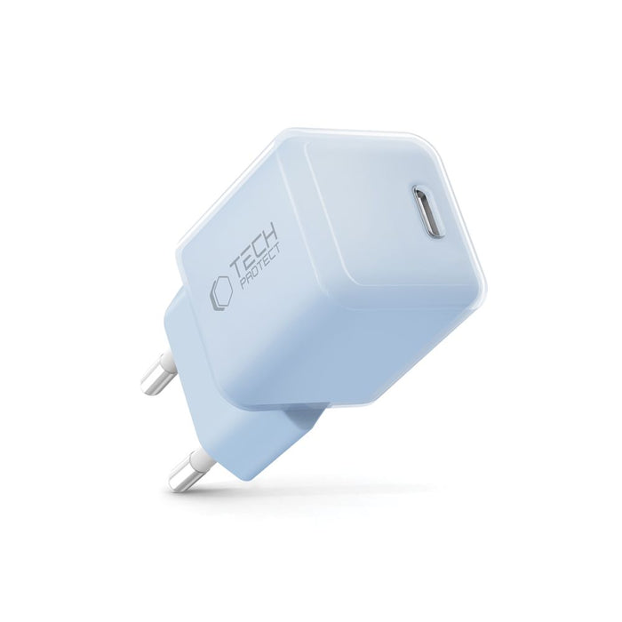 Tech-Protect NCM25 USB-C PD 25W Wall Charger - Blue