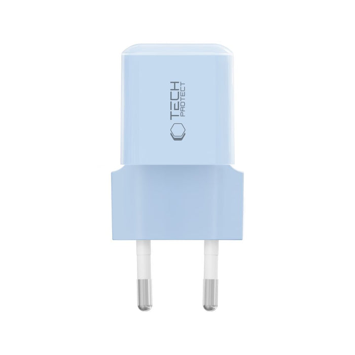 Tech-Protect NCM25 USB-C PD 25W Wall Charger - Blue