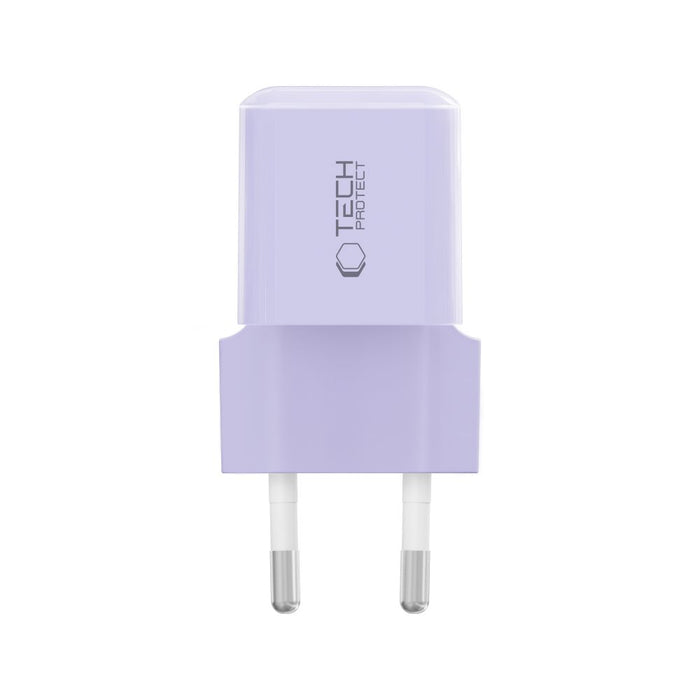 Tech-Protect NCM25 USB-C PD 25W Wall Charger - Purple