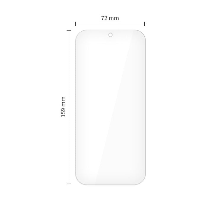 Tech-Protect Glass Fit+ 2-pack tempered glass for Google Pixel 9 Pro XL / 10 Pro XL - transparent