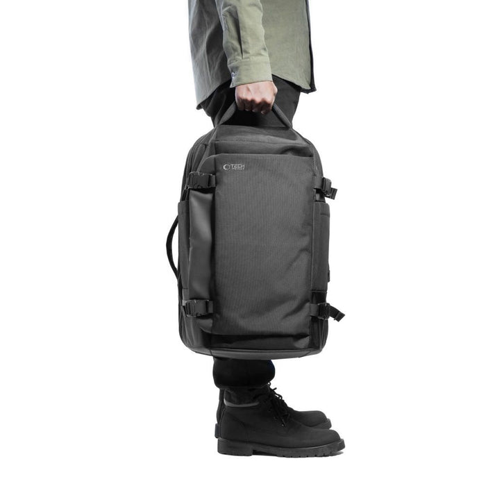 Tech-Protect Defender S40 Backpack for Ryanair &amp; Wizzar, 20L Laptop - Black