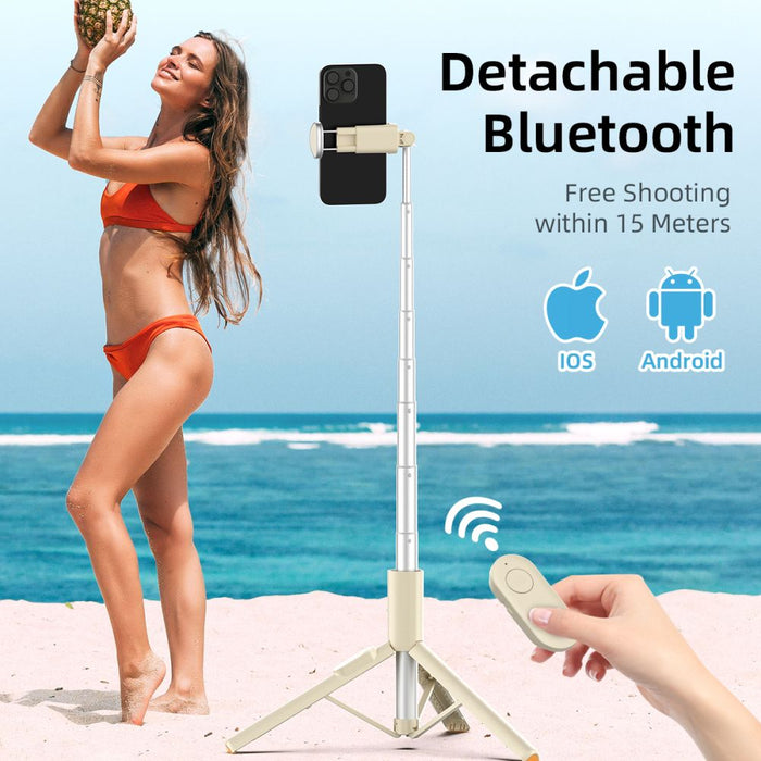 Selfie Stick Tech-Protect L09S with tripod - beige