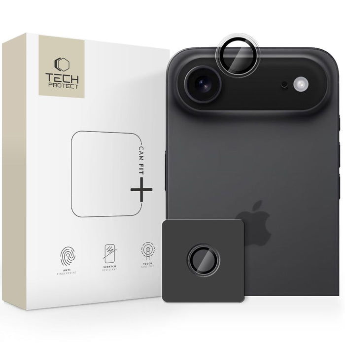 Tech-Protect Camring Fit+ Camera Cover for iPhone 17 Air - Clear