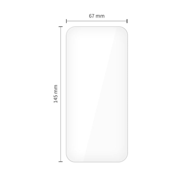 Tech-Protect Glass Fit+ 2-pack tempered glass for iPhone 16 Pro / 17 / 17 Pro - transparent