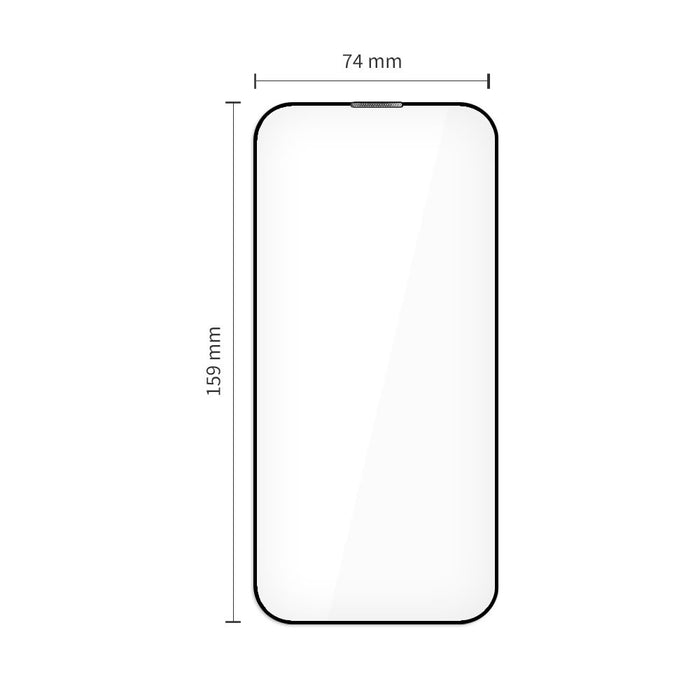 Tech-Protect Quick Set+ 2-pack tempered glass for iPhone 17 Pro Max - black