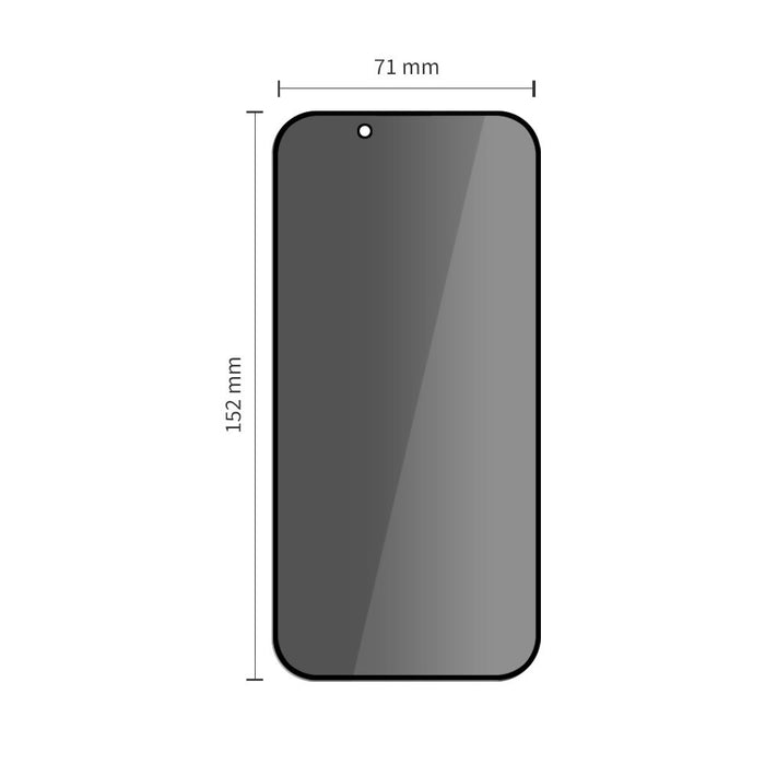 Tech-Protect Glass Spy+ 2-pack privacy glass for iPhone 17 Air