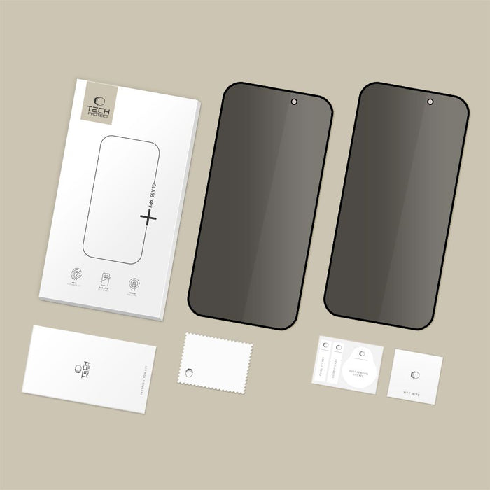 Tech-Protect Glass Spy+ 2-pack privacy glass for iPhone 16 Pro Max /17 Pro Max