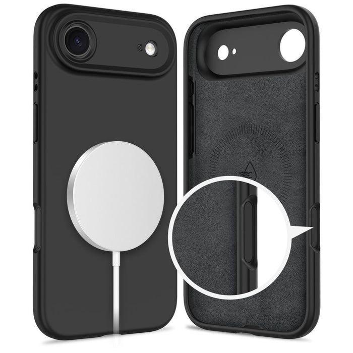 Tech-Protect Silicone MagSafe Case for iPhone 17 Air - Black