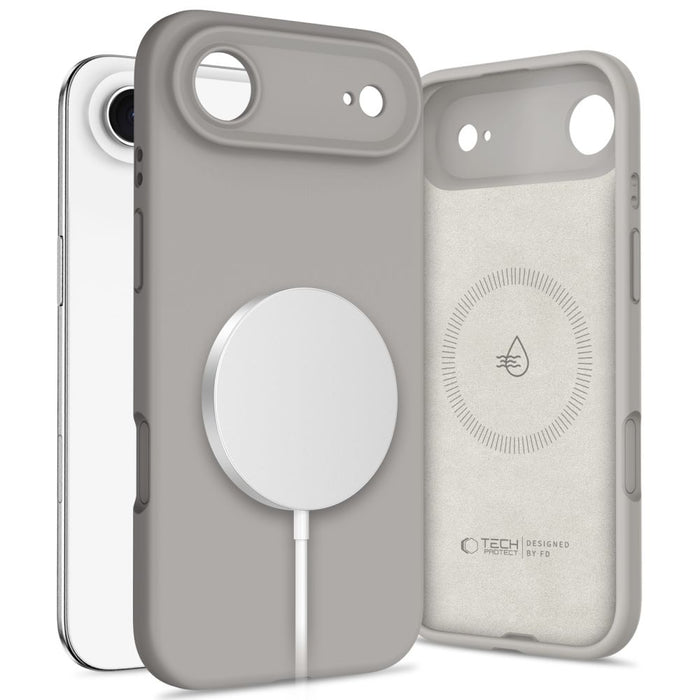 Tech-Protect Silicone MagSafe Case for iPhone 17 Air - Gray