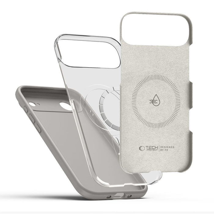 Tech-Protect Silicone MagSafe Case for iPhone 17 Air - Gray