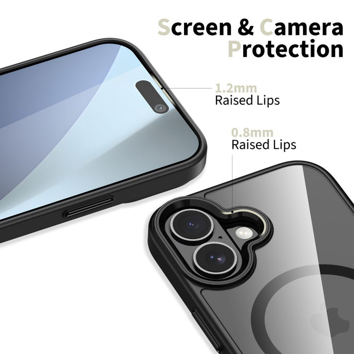 Tech-Protect MagMat MagSafe Case for iPhone 17 - Clear Black