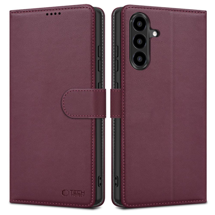 Tech-Protect Wallet Case for Samsung Galaxy A26 5G / A17 4G / 5G - Burgundy