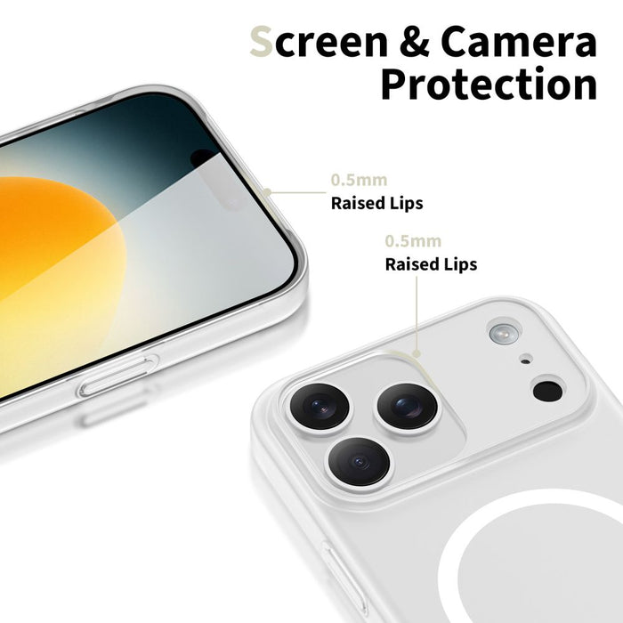 Tech-Protect MagSlim MagSafe Case for iPhone 17 Pro - Matte White