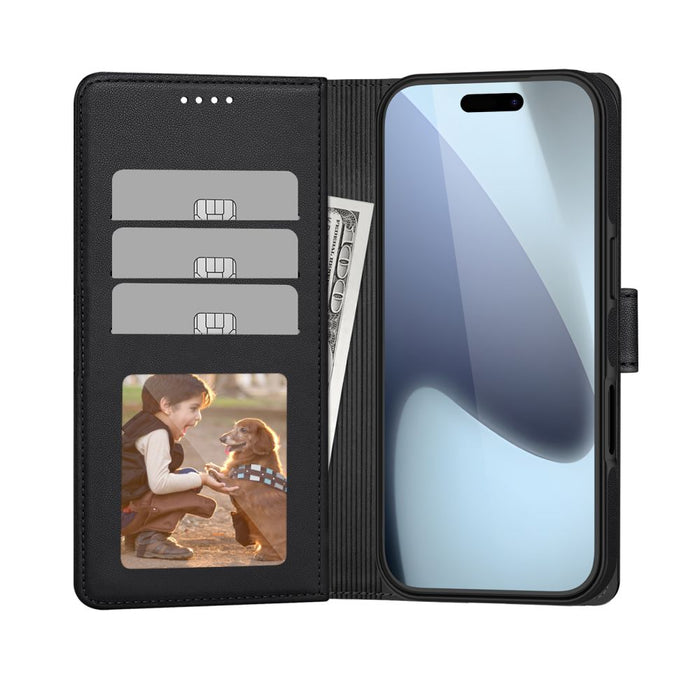 Tech-Protect Wallet MagSafe Case for iPhone 17 Air - Matte Black
