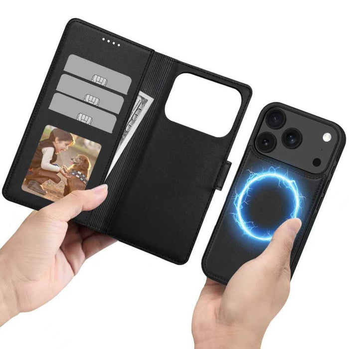 Tech-Protect Wallet MagSafe case for iPhone 17 Pro - matte black
