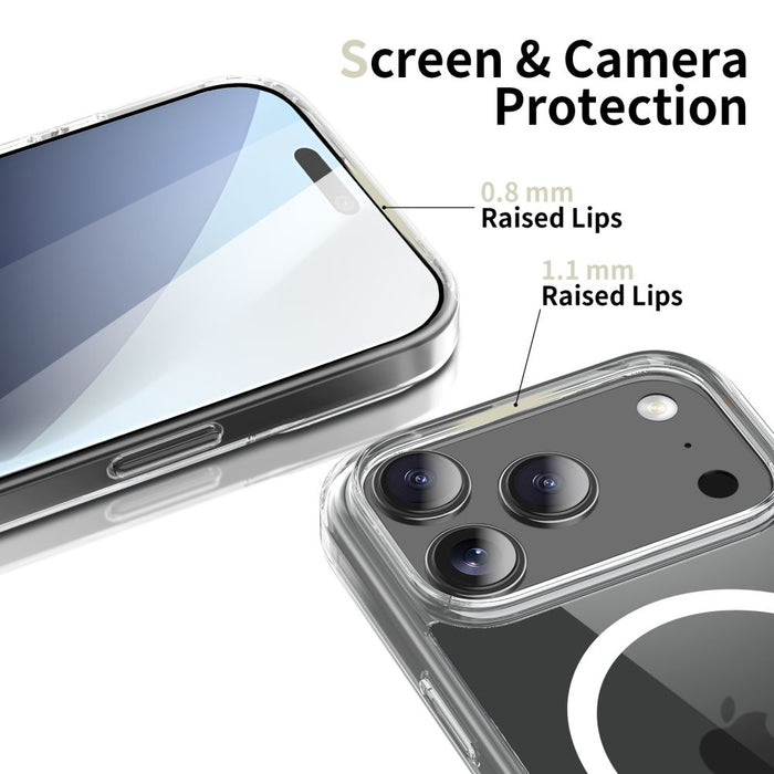 Tech-Protect FlexAir Hybrid MagSafe Case for iPhone 17 Pro - Clear