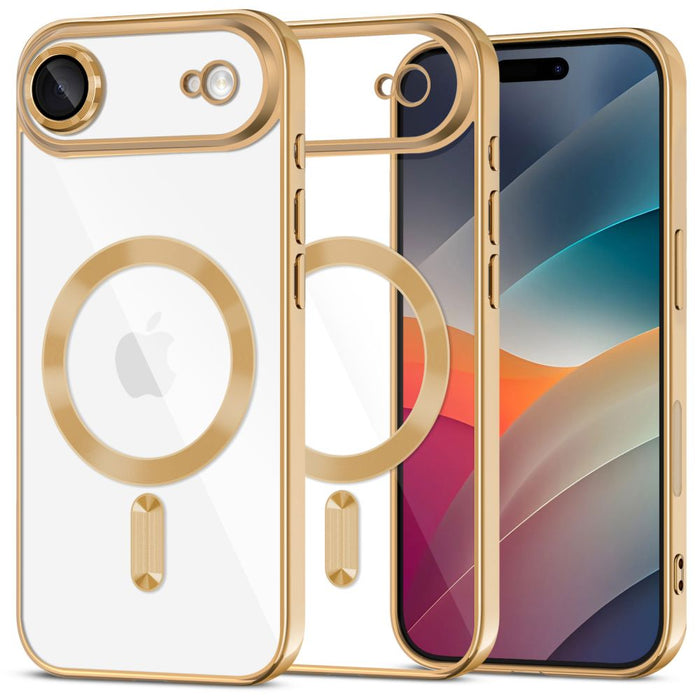 Tech-Protect MagFlex MagSafe Case for iPhone 17 Air - Transparent Gold