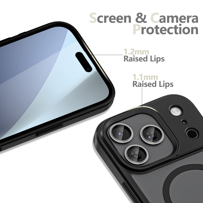 Tech-Protect MagMat XT 4-set MagSafe Case for iPhone 17 Pro - Matte Black