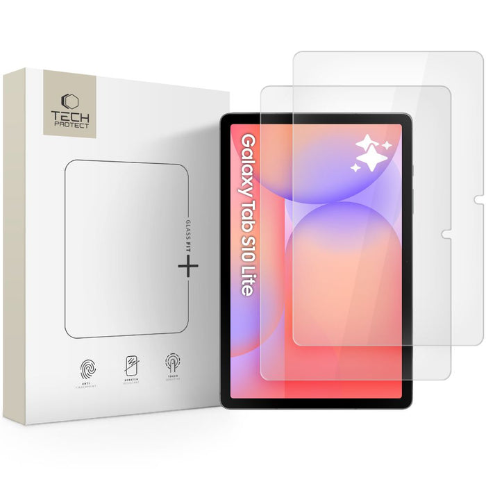 Tech-Protect Glass Fit+ 2-pack tempered glass for Samsung Galaxy Tab S10 Lite 10.9 X400 / X406B - transparent