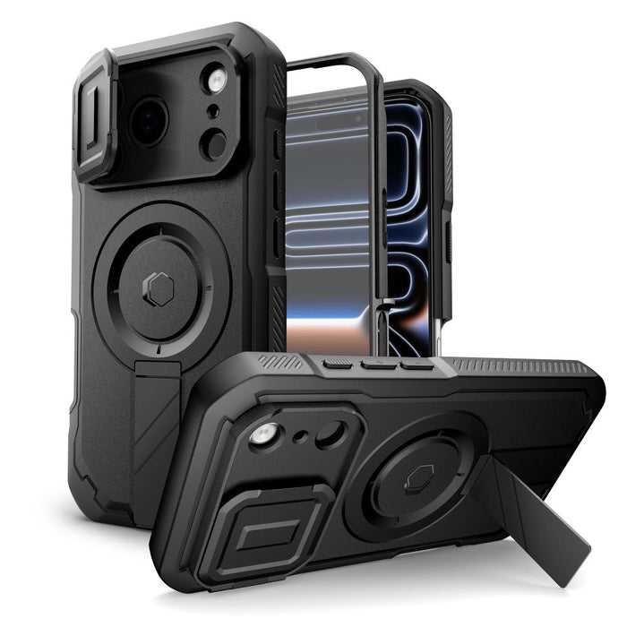 Tech-Protect Kevlar MagSafe case for iPhone 17 Pro - black