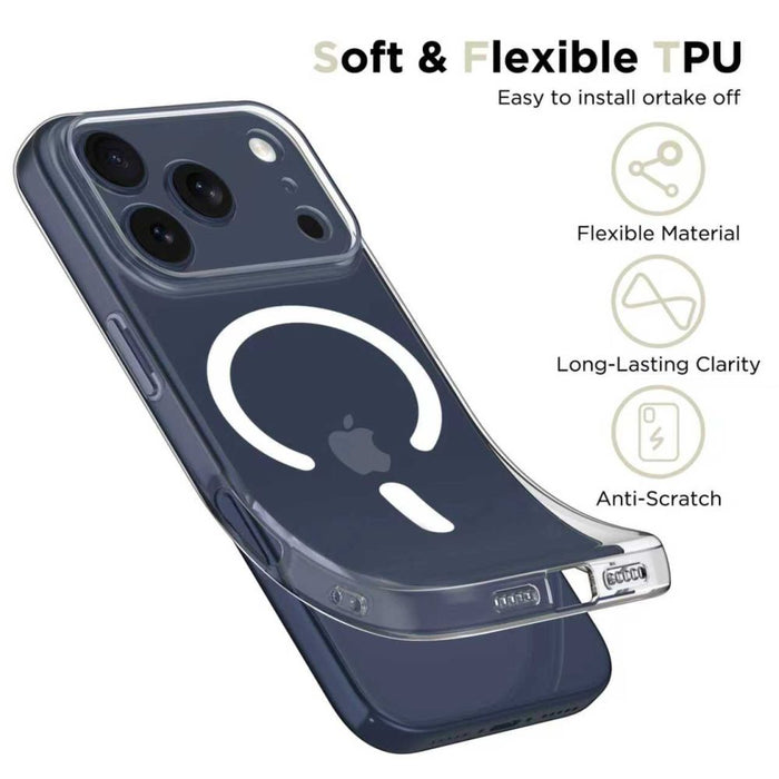 Tech-Protect FlexAir MagSafe Case for iPhone 17 Pro Max - Clear