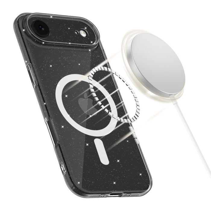 Tech-Protect FlexAir MagSafe Case for iPhone 17 Air - Clear Glitter