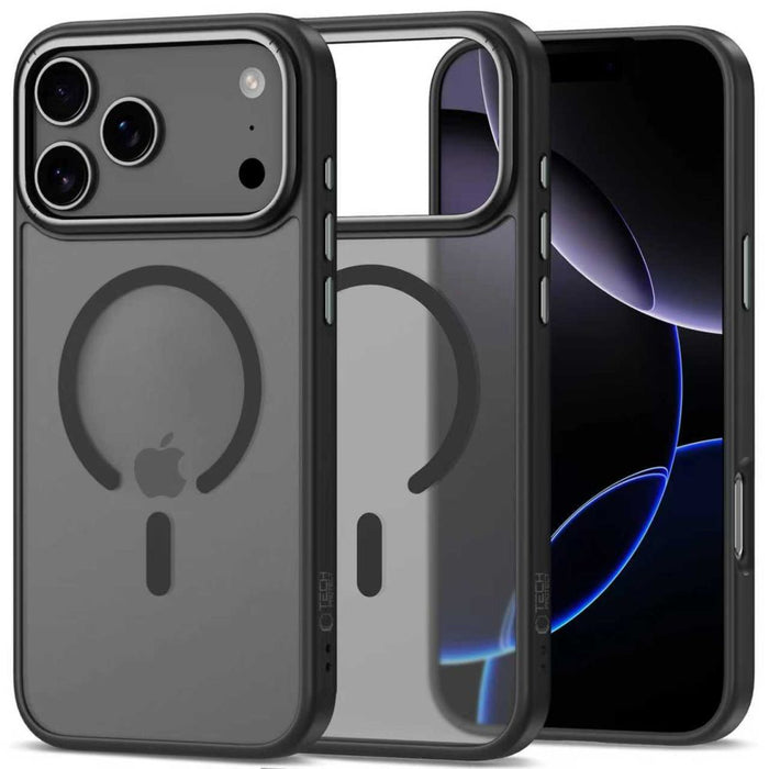 Tech-Protect MagEdge MagSafe Case for iPhone 17 Pro Max - Matte Black