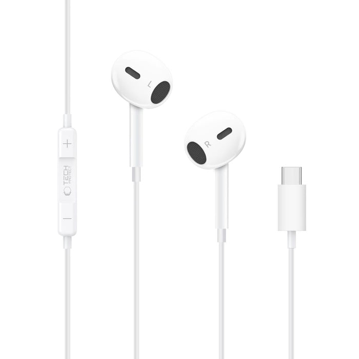 Tech-Protect Ultraboost Core G2 USB-C Headphones - White