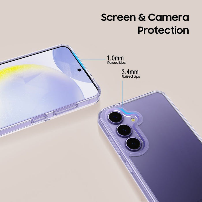Tech-Protect FlexAir Hybrid Case for Samsung Galaxy S25 FE - Transparent