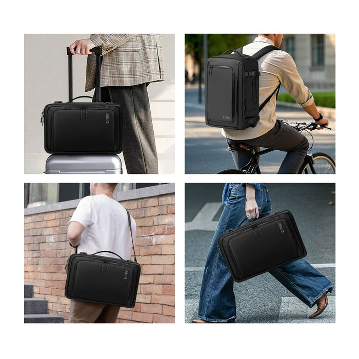 Tech-Protect Defender S50 Backpack for Ryanair &amp; Wizzar, 20L Laptop - Black