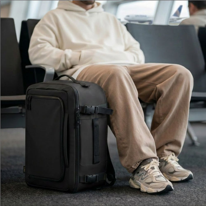 Tech-Protect Defender S50 Backpack for Ryanair &amp; Wizzar, 20L Laptop - Black